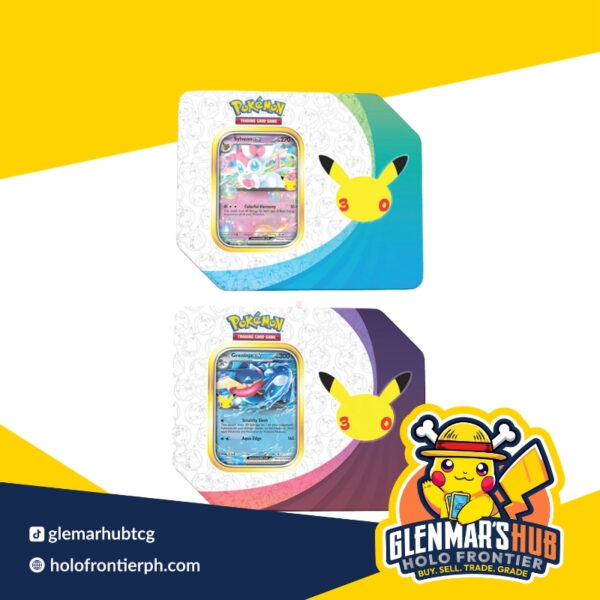 PRE-ORDER | Pokémon TCG: 30th Celebration Ex Tin 5107 Assorted